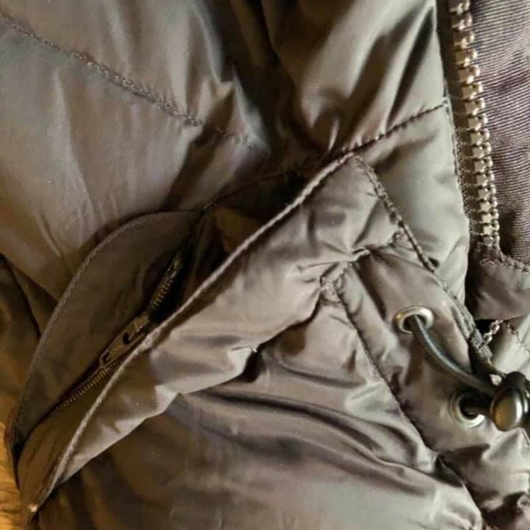 Land's End Down Puffer Coat in Dark Brown Medium - Picture 5 of 6
